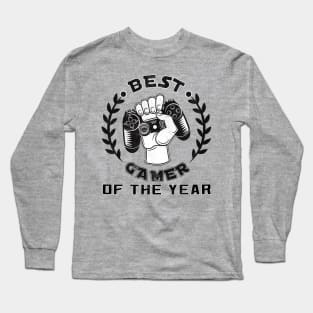 Best GAMER of the year Funny Gamer Boys Teens Long Sleeve T-Shirt